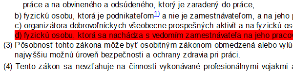 Screenshot textu
