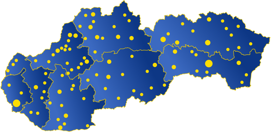 Mapa ambulancií